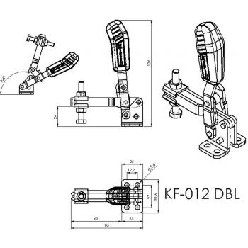 KF-012 DBL - Acier ou Inox