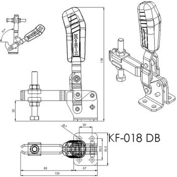 KF-018 DB - Acier ou Inox