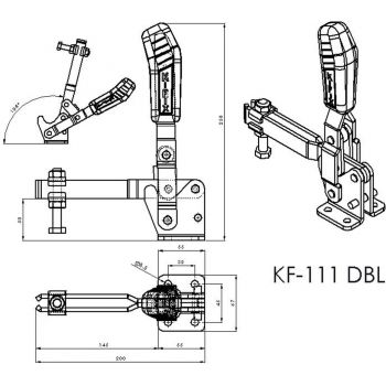 KF-111 DBL - Acier ou Inox