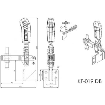 KF-019 DB - Acier ou Inox