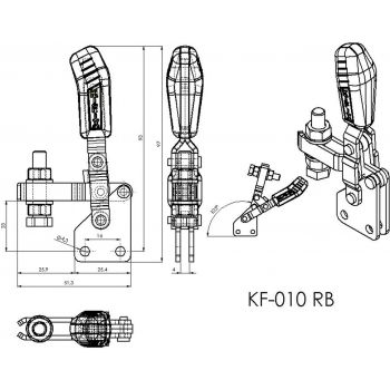 KF-010 RB - Acier ou Inox